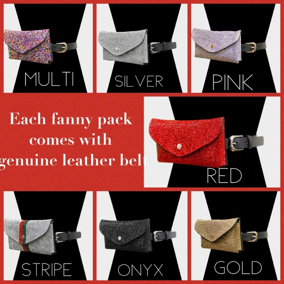 *NWT* Rhinestone Fanny Pack - Picture 11 of 17